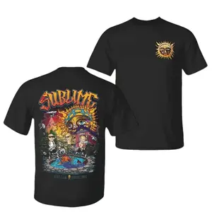 Vintage Sullen x Sublime Backyard Party T-shirt , Sublime T-Shirt & Hoodie , Rock Band Shirt, Retro Music Tee, Rock Music Lover Shirt, Vintage Band Shirts Casual Fabric Fit Top , Top Men's and Women's Clothing