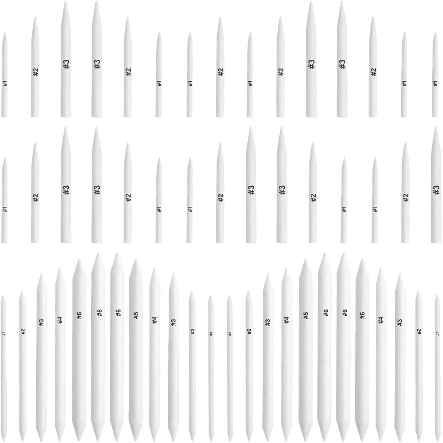 84 count Blending Stumps and Tortillions, Paper Art Blenders, Art Pencils, Drawing Pencils for Student Artist Charcoal Sketch Drawing Tools, Sketch Supplies