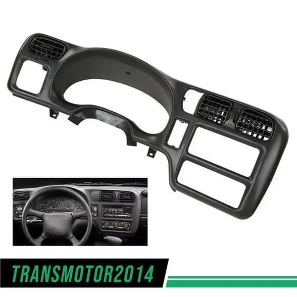 G-PLUS Motor Interior Dash Trim Bezel Cover Black Fit For 1998-2004 Chevy Blazer Jimmy Sonoma S10