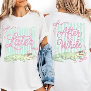 Later Gator Shirt, After A While Crocodile Shirt, Summer Vacation Tshirt, After While Summer Beach Shirt, Alligator Summer Comfort Colors