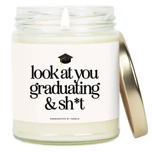 Graduation Gifts for 2027 Grad, College Graduation Gifts, High School Graduation Gifts, Personalized Candles, Funny Candles
