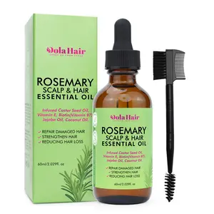 Dolahair Organic Rosemary Oil For Haircare Natural Scalp Hair Oil With Essentials Rosemary Oil Nourishing Treatment Repair Damaged Hair Dry Scalp