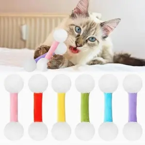 Set of 6 Soft Plush Kicker Toys - Sturdy Teething Chew Toy,Cat Lovers Gift for Birthday ﻿ summerwins