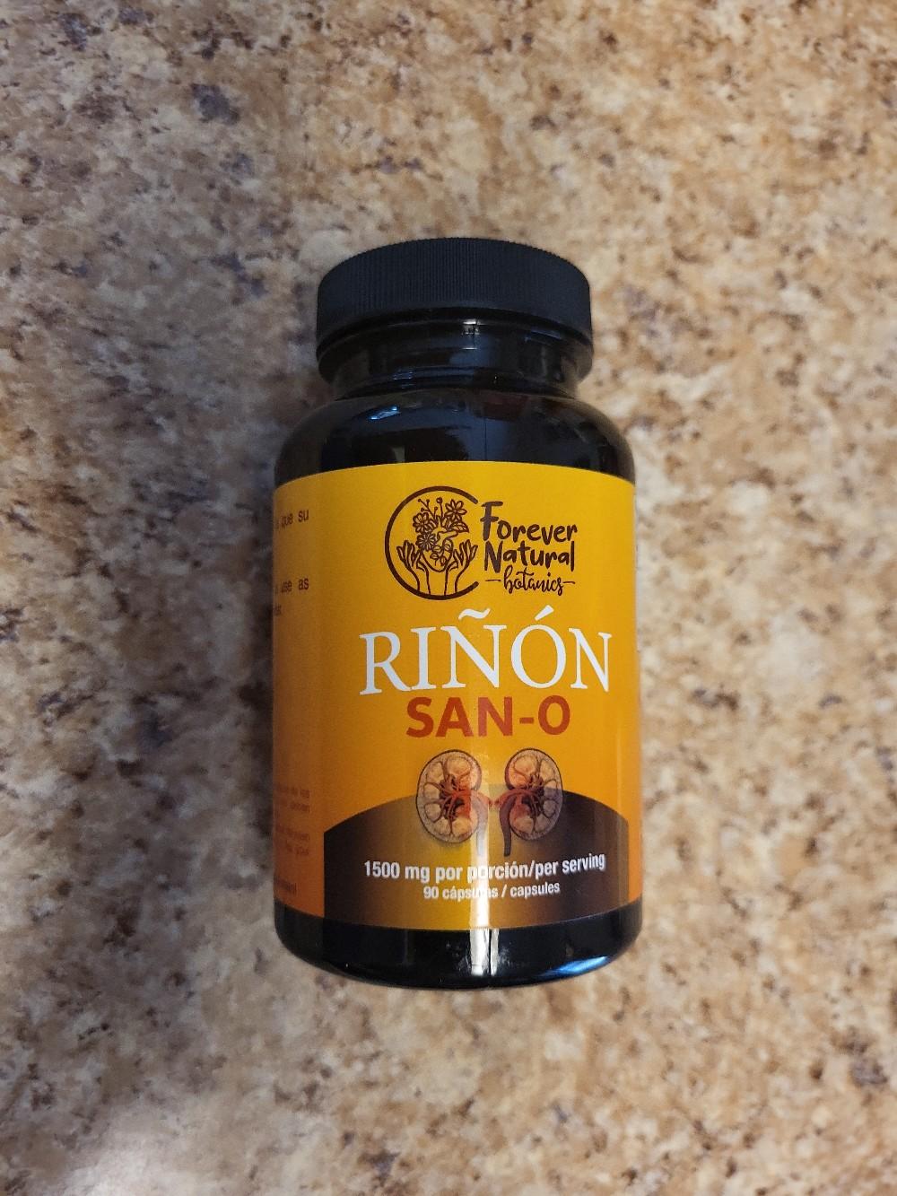 RIÑON SAN-O Natural Healthcare Kidney Detox Dietary Supplement - 90 Capsules with Horsetail Herbs, Chanca Piedra, Uva Ursi, Cranberry for Urinary System Support