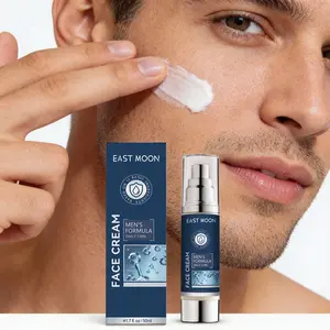 East Moon Men’s 6-In-1 Facial Moisturizer | Deep Hydration & Brightening | Targeting Eye Bags And Dark Circles | Daily Face Cream | an Ideal Gift for Him