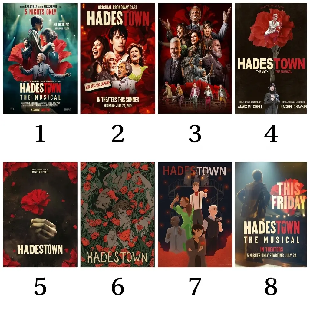 [ No Frame ] Hadestown The Musical Broadway Stars July 24 Poster, Home Decor