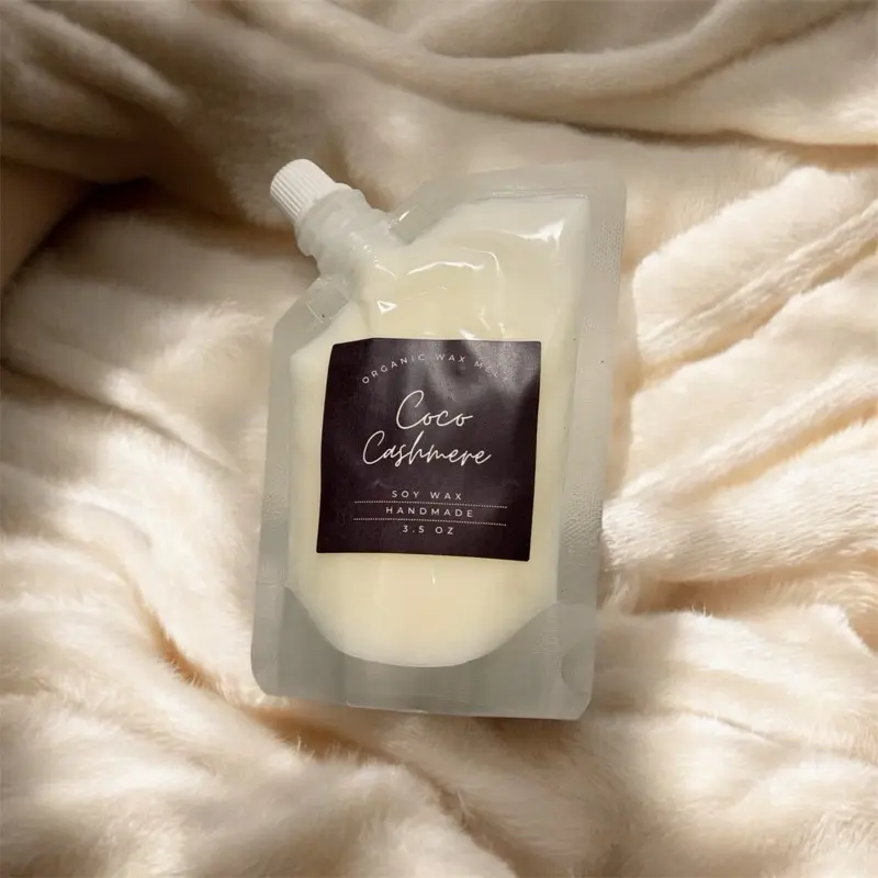 Coco cashmere  Wax Melt Pouch Luxury Handmade Soy Wax Nontoxic3.5 oz  Organic Scented Aromatherapy