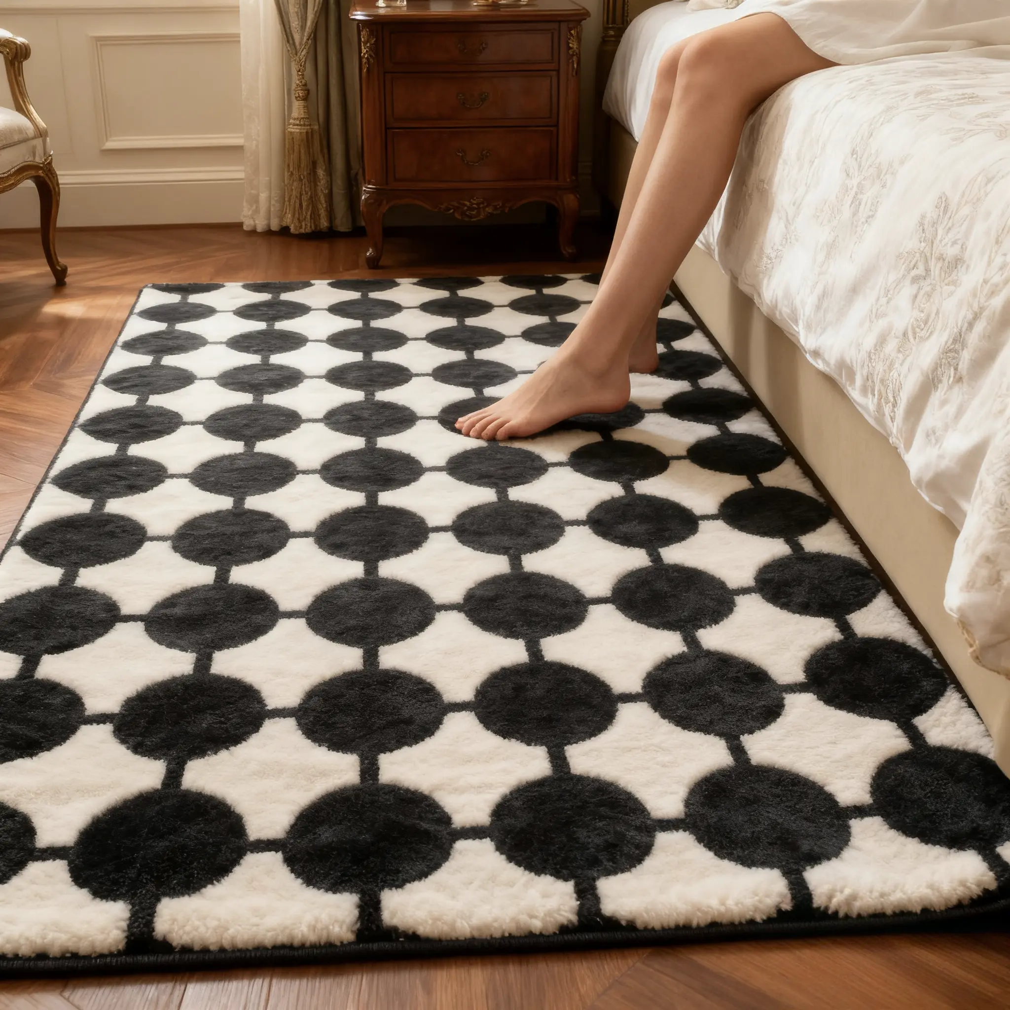 Premium Faux Cashmere Carpet  Rug  Washable Gently  Bedroom Decor Hypoallergenic and Skin Friendly Ideal  Allergies cute girly for Skeleton Web Floor Set Themed Door  Bath  Pumpkins non-slip runner Reflective Mat rubber quick Black Cat Wizard Hat painted
