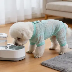 Poodle Small Dog Onesie, Anti-Shedding, Soft Material, Thin and Breathable, Comfortable Wear, Ideal Gift for Pet Owners, Suitable for Cats and Small Dogs, Puppy Clothes