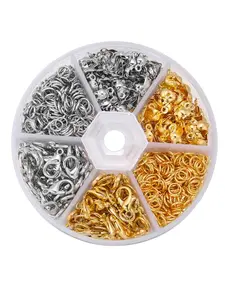 500pcs Silver Alloy Lobster Clasp Open Ring Jump Rings Mix Colors Jewelry Clips for DIY Bracelets Necklaces Earrings Keychains Phone Chains Anklet Accessories