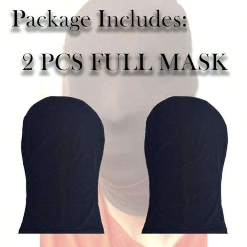 Premium Full Face Mask Spandex Mask Hood Skin Masks Halloween Black See Through Masks For Unisex Cosplay Perfect For Costume Parties Themed Events And Stage Performances Offers A Realistic Look With Breathable Material And Adjustable Fit bi ke d