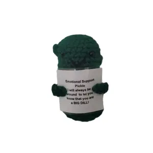 Kaye's Kreations Emotional Support Pickle: Dark Green Color