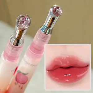 Peach-Scented Baby Pink Sweet Nourishing Aroma Essence Lip Oil | Hydrating & Moisturizing Lip Care | Improves Dryness, Reduces Lip Lines | Gives a Glossy, Luminous Finish.