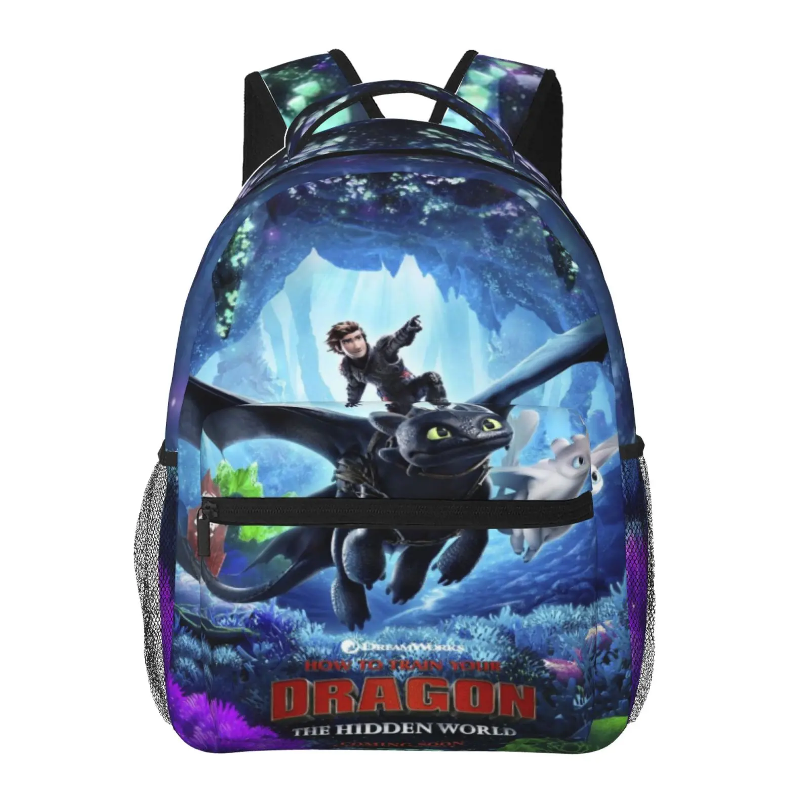 Large capacity How to train your dragon Travel Backpack Sturdy Laptop How to train your dragon toys Anime Backpack Cute Cartoon Funny Casual Daypack  Business Work Bag for Back to School, anniversary and holiday gift