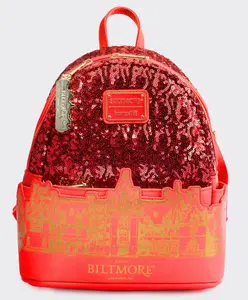 Loungefly Biltmore Red Sequin Backpack Bag **Sold Out** NWT
