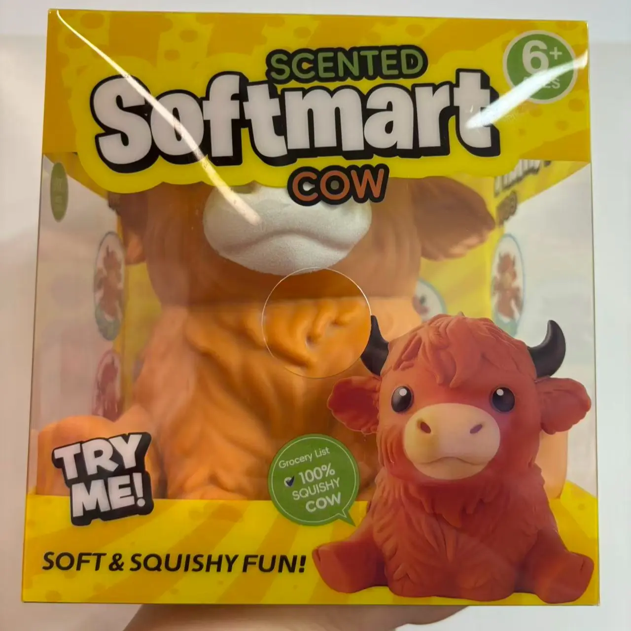 squishy highland cow 5.5in