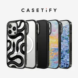 CASETiFY MagSafe Impact Case for iPhone 16/15/14 Series [4X Military Grade Drop Tested / 8.2ft Drop Protection / Compatible with Magsafe] - Black（4）