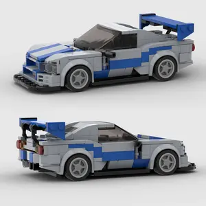 Speed Champions Car Building Blocks, 332pcs/set Race Car Model Building Blocks, Creative Blocks Building Toy, Birthday Gift for Teenager & Adult, Model Car Kit