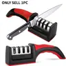 4-Stage Professional Portable Kitchen, Home Knife Sharpener - Helps Repair, Restore, Polish Blades and Sharpening Slot Diamond, Ceramic & Knife Sharpener, Safety Design, Easy Sharpening Tool Kitchenware