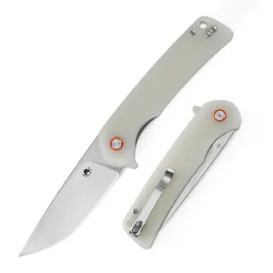 KLAKEN J147-VIREX, EDC Pocket Folding Knife, D2 Blade With G10 Handle Survival Equipment Set Survival Tools