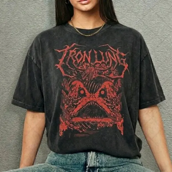 Women's Iron Lung 2026 Movie Graphic T-Shirt, Horror Sci-Fi Top, Womenswear Casual Tee