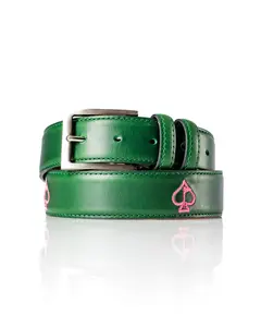 Augusta 2026 Embroidered Spade Leather Belt