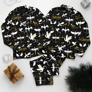 Fourth Wing Satin Pajamas Shorts, Basgiath War College Sleepwear, Dragon Book Pajamas, Violet Sorrengail Nightwear, Book lovers Pjs