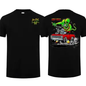Heavy Chevy Vintage Ed Roth x Rat Fink T-Shirt Retro 90s Old School Cotton Top for Car Enthusiasts