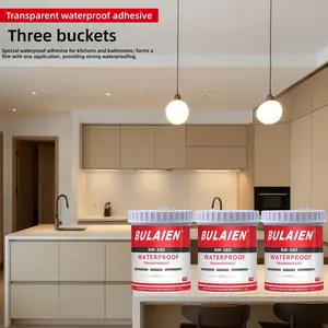 Transparent Waterproof Glue, Home Leak Repair Coating, Kitchen Bathroom Basement Wall Crack Roof Exterior Repair, No Tile Removal Needed