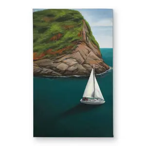Begin Home Decor CODM2134QFWEF5 21 x 34 in. At Seda in Porto Venere - Scenic Landscapes Door Mat