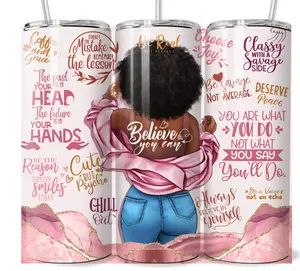 BE REAL NOT PERFECT TUMBLER