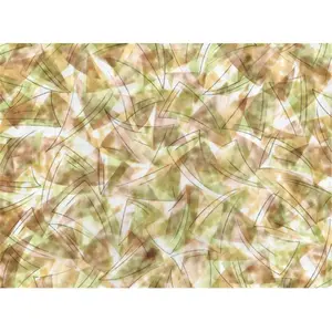 212 MAIN Baby Embossing UV-Blocking Vinyl Window Film - 24 in Premium, Abstract Art Water Lily Brushstrokes, Prismatic Finish, Blocks Unwanted Views, Filters Light, for Baby Room Furniture Decoration