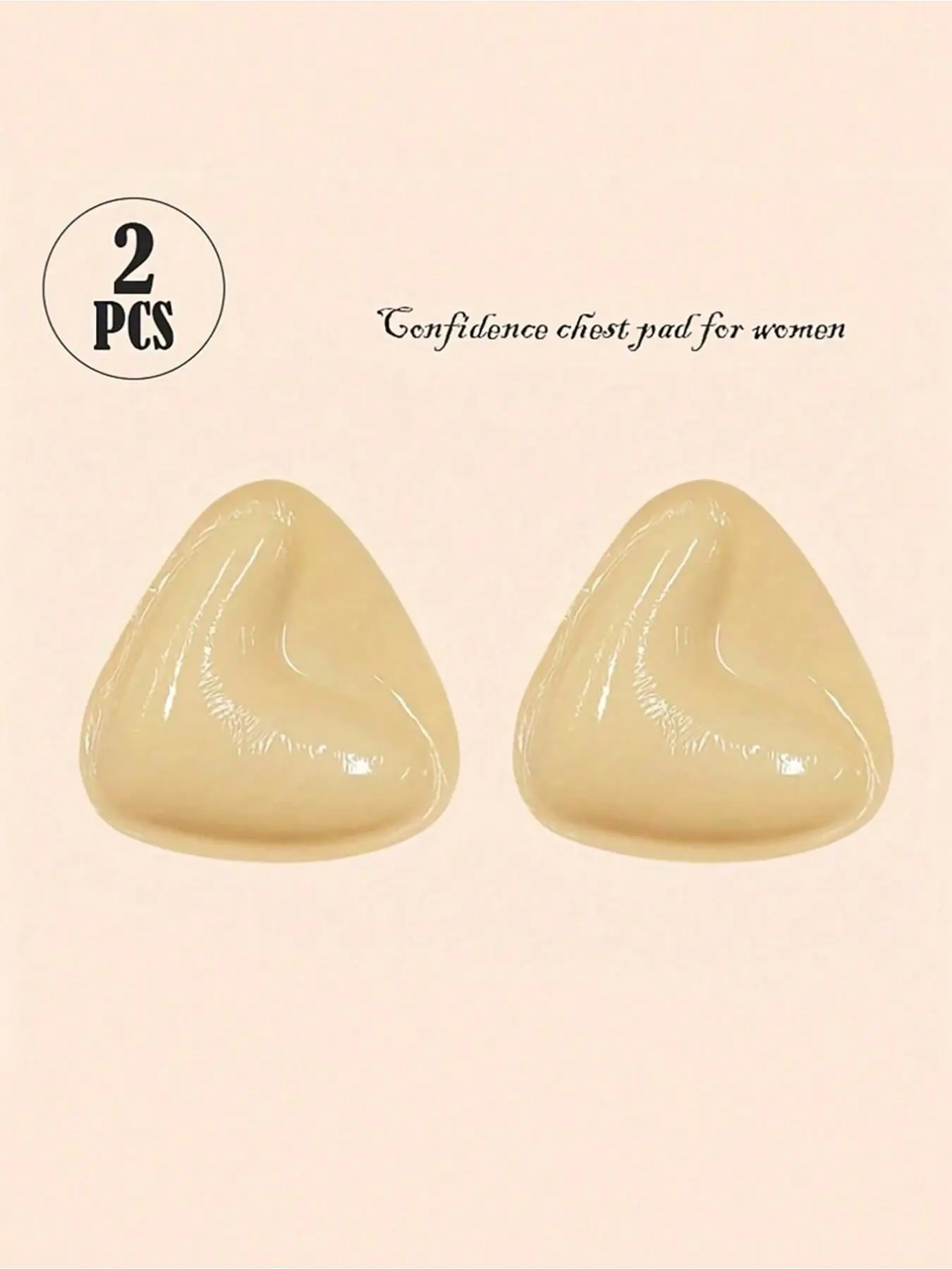 1pairWomen's V-shaped triangular bra pads, Removable bra pad, double-sided adhesive, compresses the chest, lifts the breasts, prevents sagging, invisible and seamless bra pads, women's underwear accessories, suitable for bikinis, swimsuits, dresses