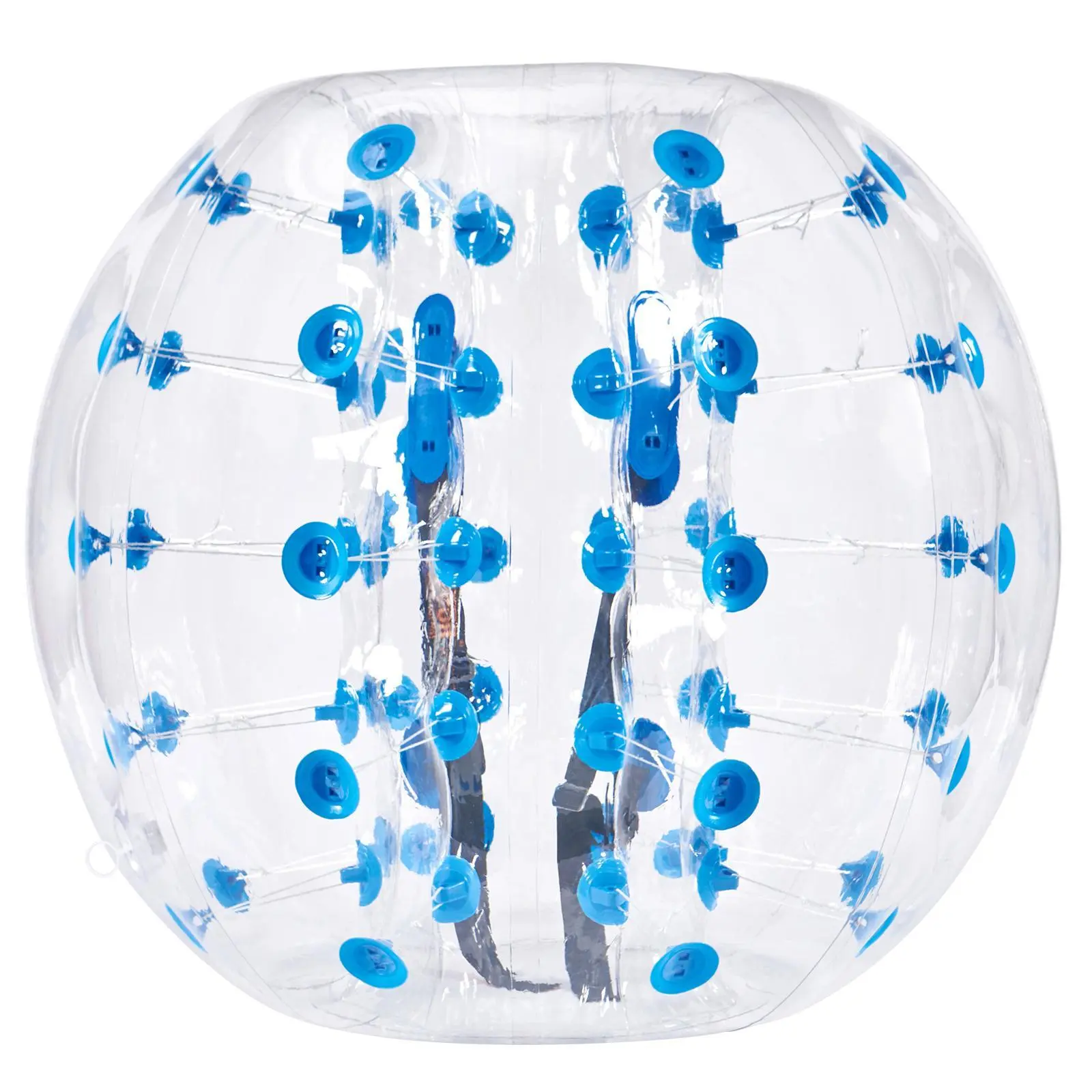 【SummerFinds】VEVOR Inflatable Bumper Ball 1-Pack,  , 4FT/1.2M Body Sumo Zorb Balls for Teen & Adult, 0.8mm Thick PVC Human Hamster Bubble Balls for Outdoor Team Gaming Play, Bumper Bopper Toys for Garden, Yard, Park