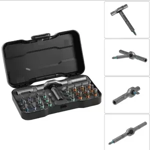 24-in-1 Magnetic Precision Screwdriver Set,Precision Ratchet Screwdriver with Quick Release Handle,Versatile Tool for Al Your Repair Needs,Perfect Christmas & New year Gift ldea