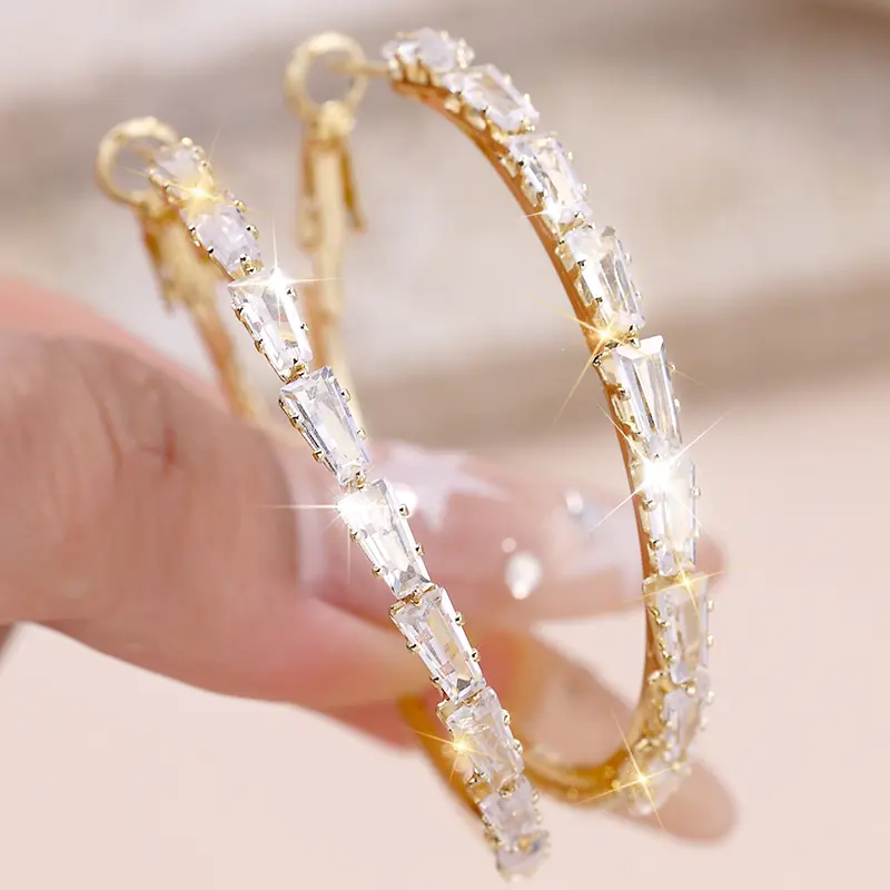 Big Hoop Earrings, earrings for women, sparkling accessories for women,, stylish accessories, funky unique accessories,casual and fashionable jewelry, Mother's Day and Valentine's Day gifts, jewelry gifts for her