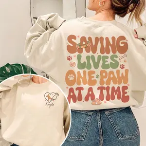 Custom Vet Tech Hoodie, Vet Med Sweatshirt, Animal Lover Tee