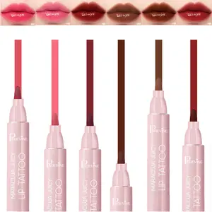 Juicy 3-in-1 Dual-Ended Lip Makeup – 6 Shades Lip Stain, Liner & Liquid Mirror Gloss, Matte Liner, Hydrating Moisturizing Dewy Texture, Plumping Effect, Long-Wearing Transfer-Proof Color for Daily, Date, Work & Travel, Smooth Glide, Defined Fuller Lips