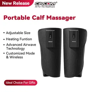 CINCOM Wireless Leg Massager with Heating, Calf Airbags, Multiple Modes, and Intensity Levels for Optimal Relaxation – A Thoughtful Gift for Any Occasion