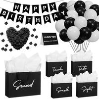 Birthday Decorations(Black White)