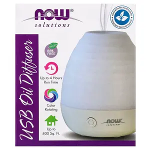 NOW Foods Solutions, USB Oil Diffuser, 1 Diffuser