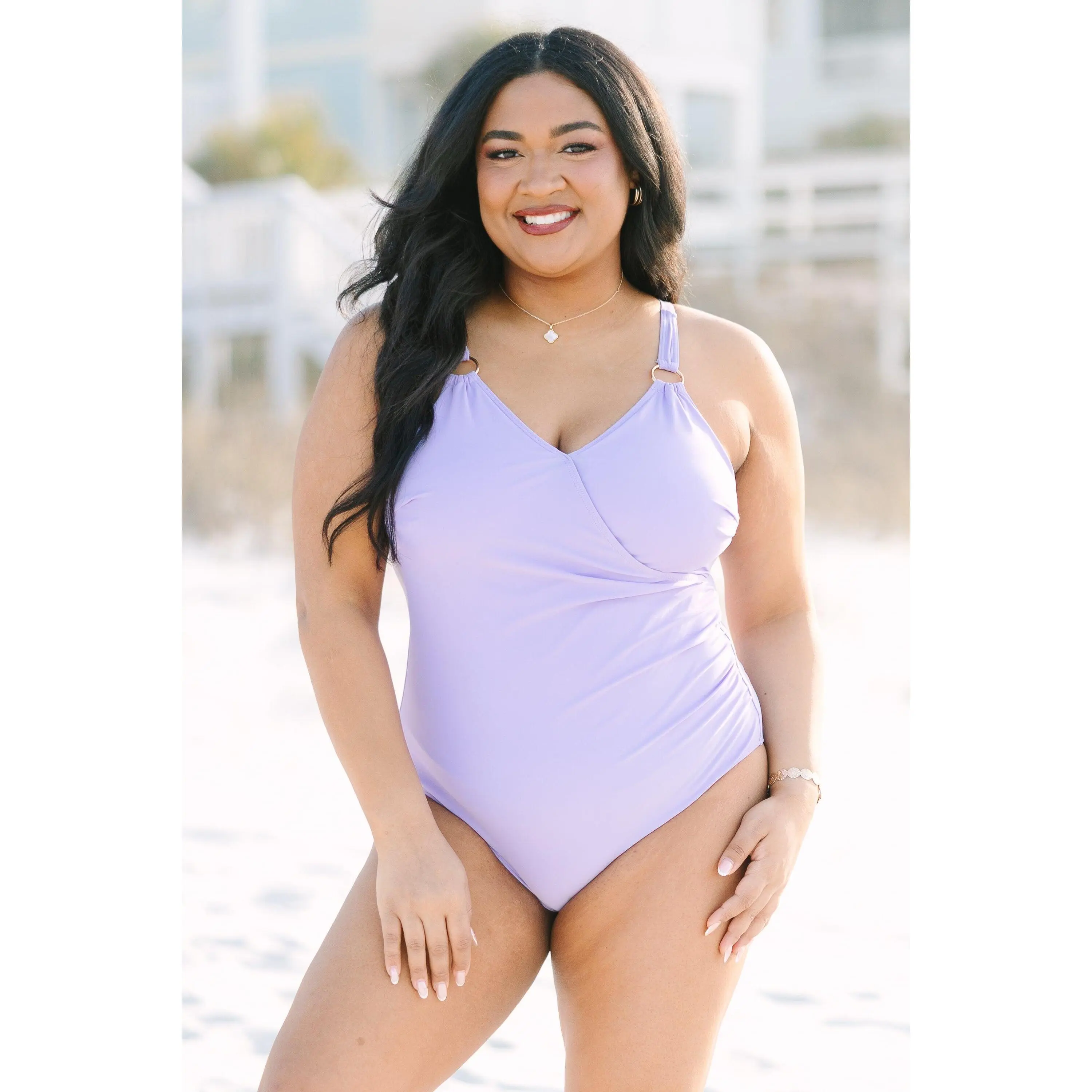 Blooming Beauty Swimsuit, Purple