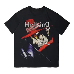 Vintage 'Hellsing' Alucard Promo Black T-Shirt Unisex Shirt Funny Shirt