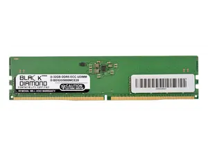 Black Diamond 32GB (2Rx8) DDR5 5600 ECC Memory  BD32G5600MCE28