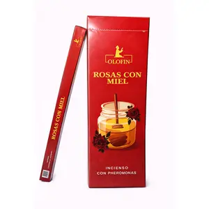 🍯🌹 Rosas con Miel Incense (Roses with Honey)- 8 count