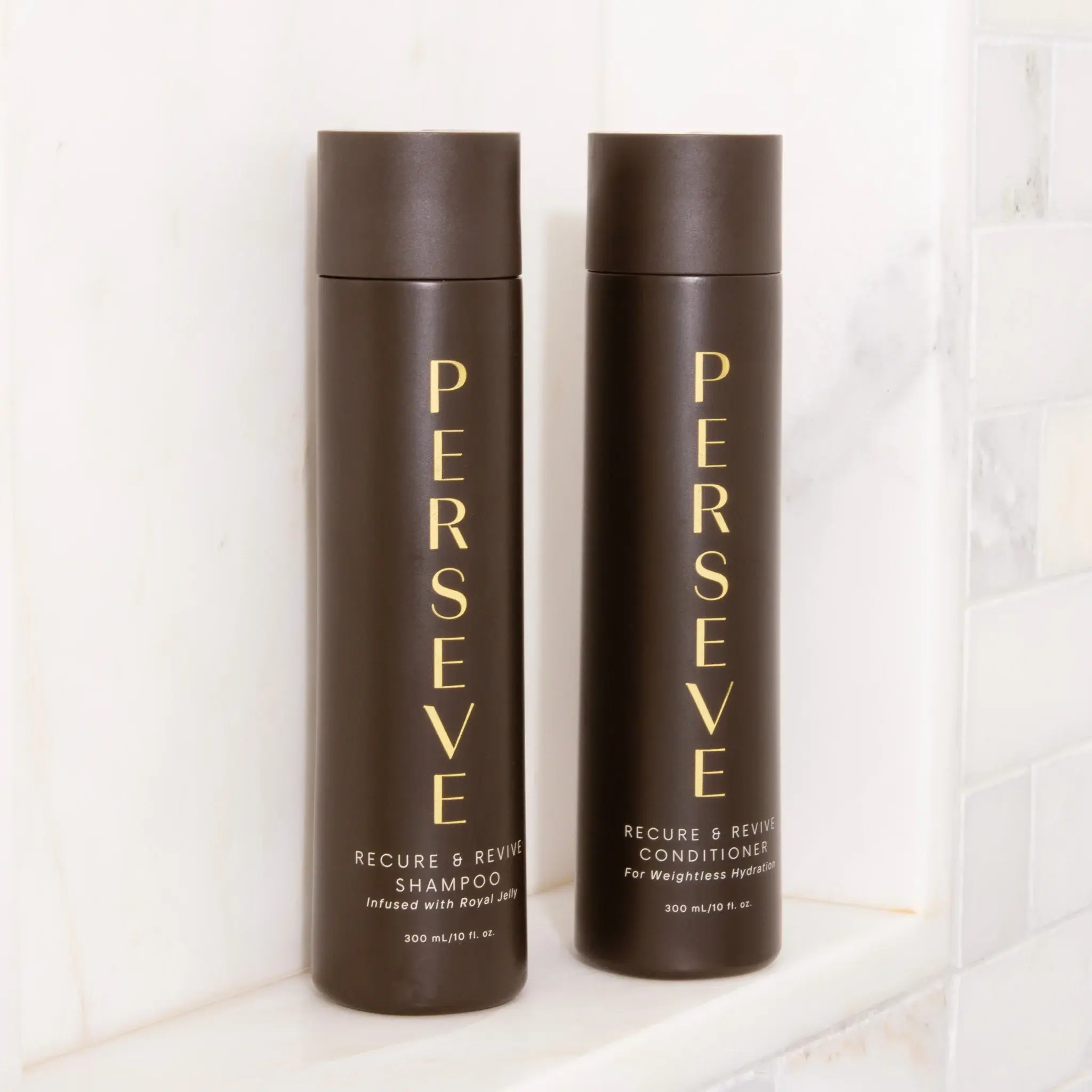 Perseve Hair Recure & Revive Shampoo and Conditioner Set, Sulfate & Silicone Free