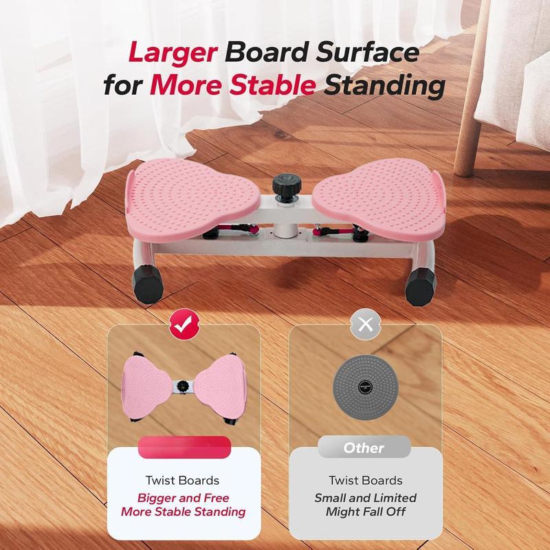 Home Gym Ab Waist Twister 300lbs Weight Capacity Silent Anti Slip Twist Board Core Training Waist Platform Indoor Fitness Essential Exercise Tool