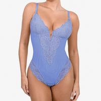 Thong Bodysuit- Blue