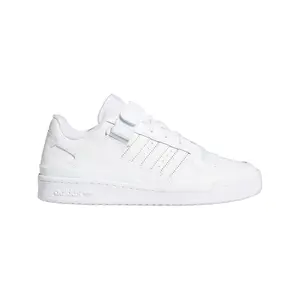 adidas Mens Forum Low Lace Up Sneakers Shoes Casual - White
