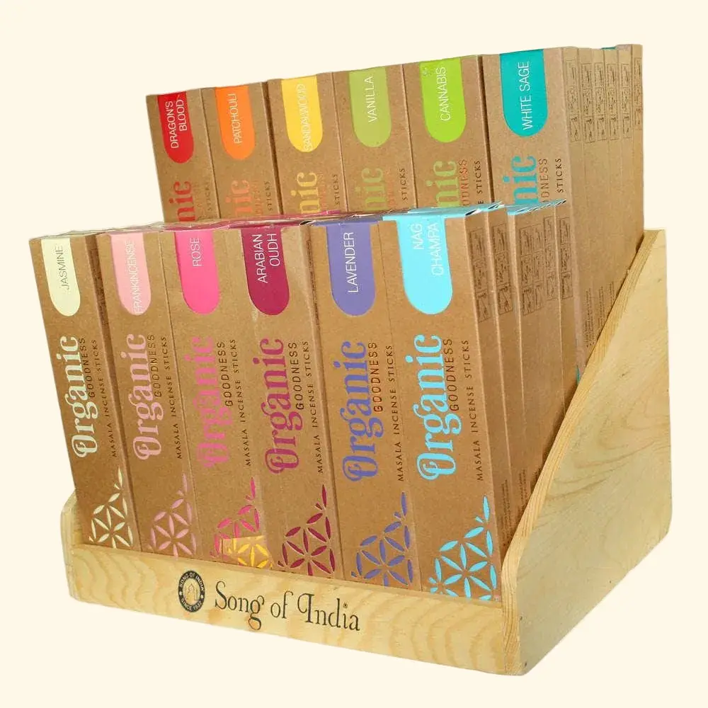 Organic Blend Scented Incense Sticks - Natural Aroma Home Fragrance Scent Freshener, Home Supplies for Daily Care